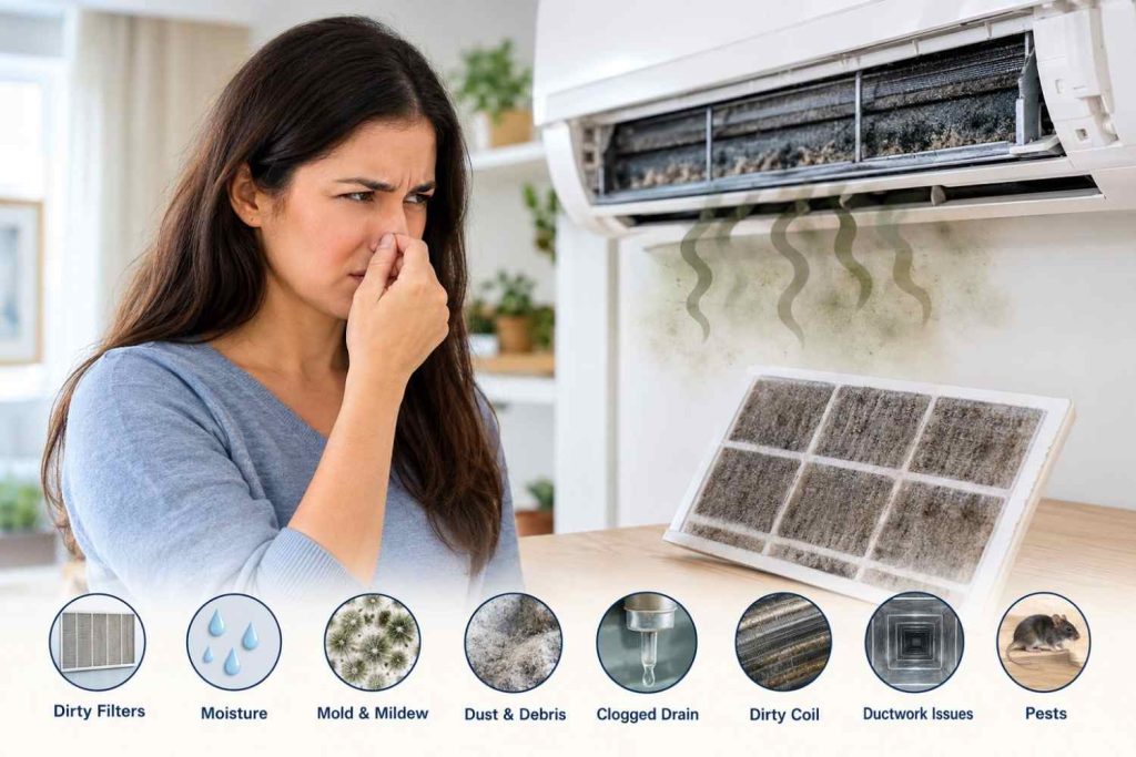 air-conditioner-smells-musty