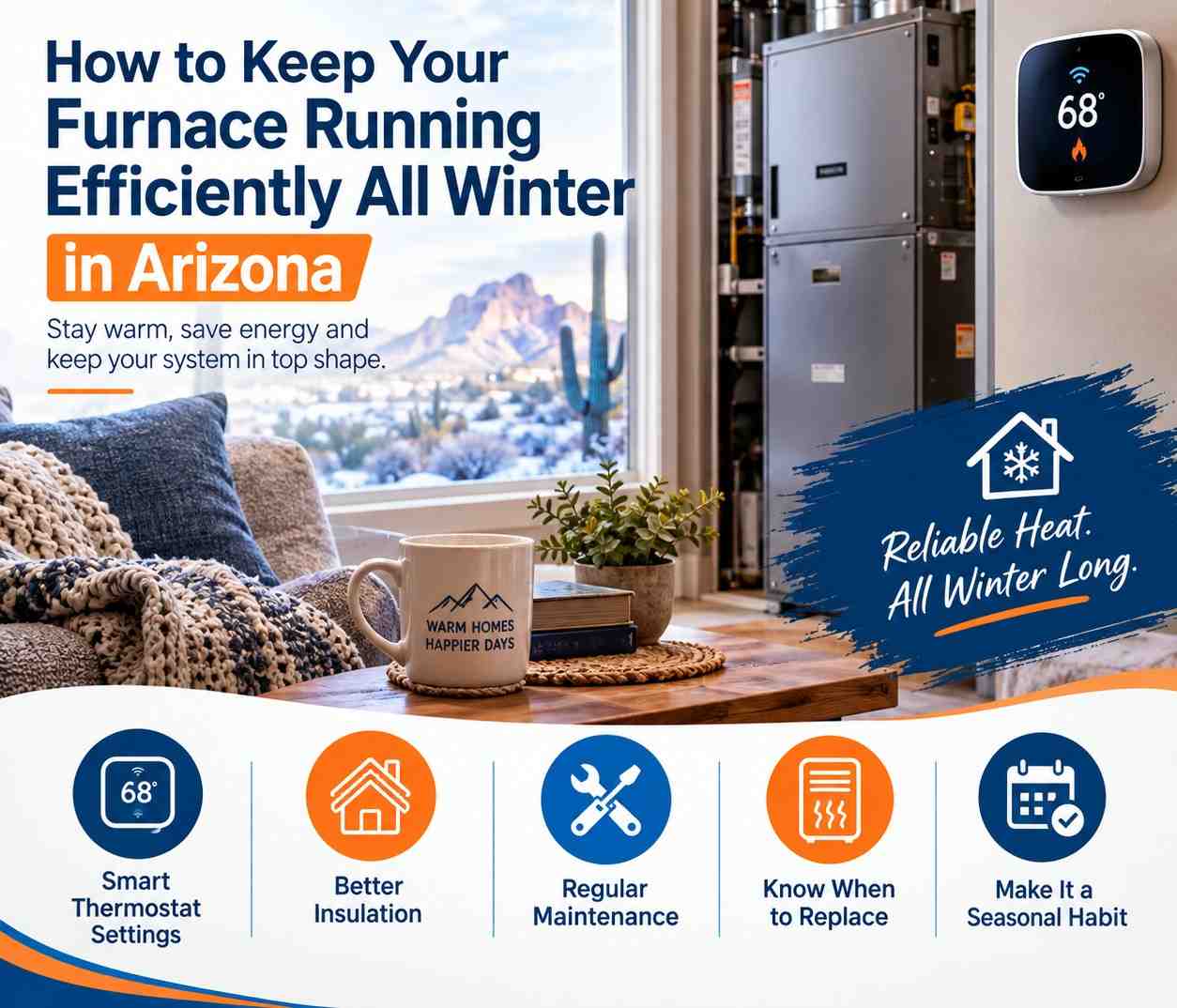 Furnace Efficiency Tips Arizona Oasis Air AZ