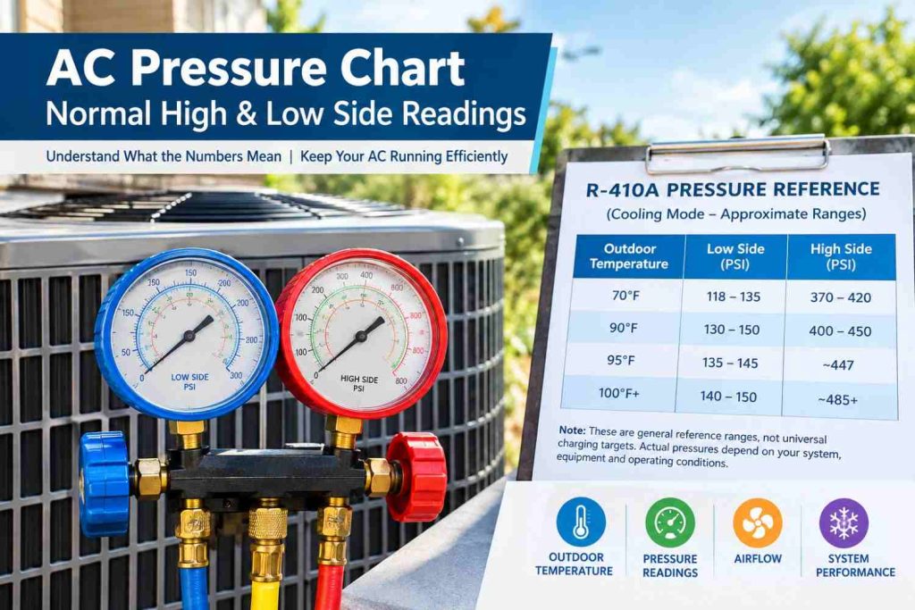 R410a Pressure Chart High Low Side Oasis Air AZ