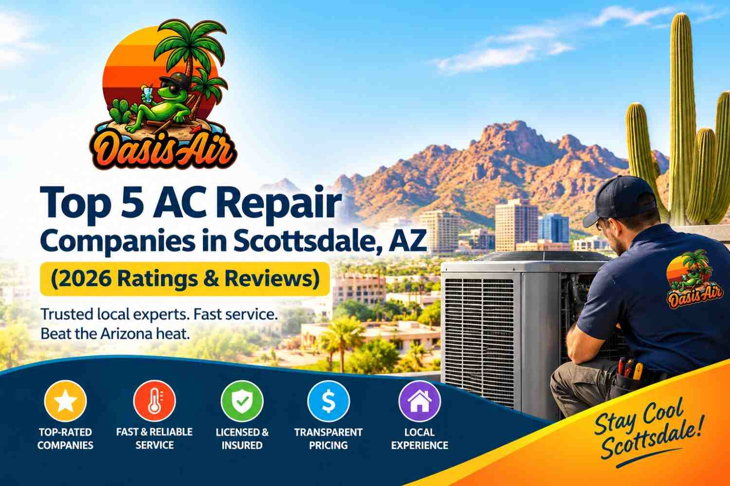 Top 5 AC Repair Companies in Scottsdale, AZ (2026 Ratings & Reviews)
